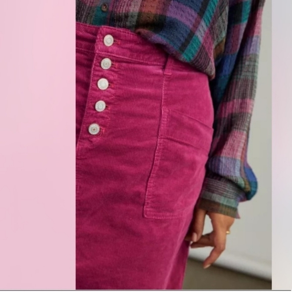 Anthropologie Pilcro Talia Corduroy Mini Skirt - Picture 2 of 12